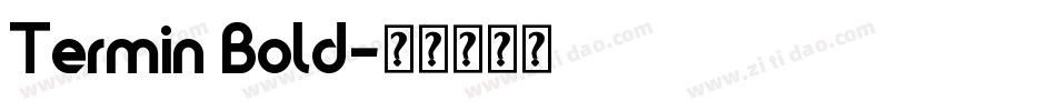 Termin Bold字体转换